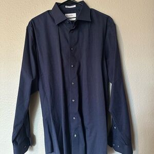 Men’s Calibrate Navy Blue Button Down
